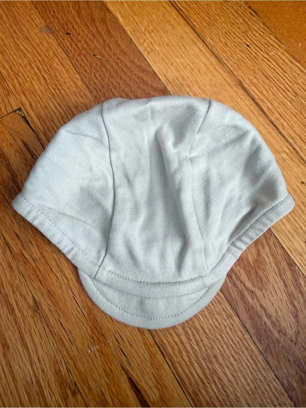 Kids Soft Cotton Hat in Light Beige - Neutral Baby Cap